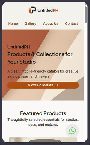 Vitrine Template - Click to view demo Virtine Template screenshot