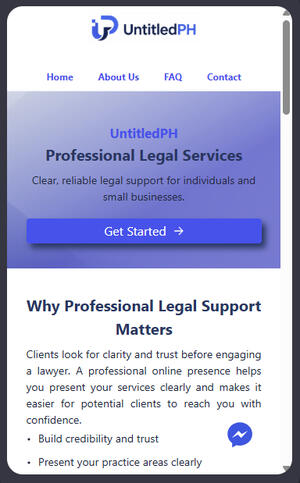 Primo Template - Click to view demo Primo Template screenshot